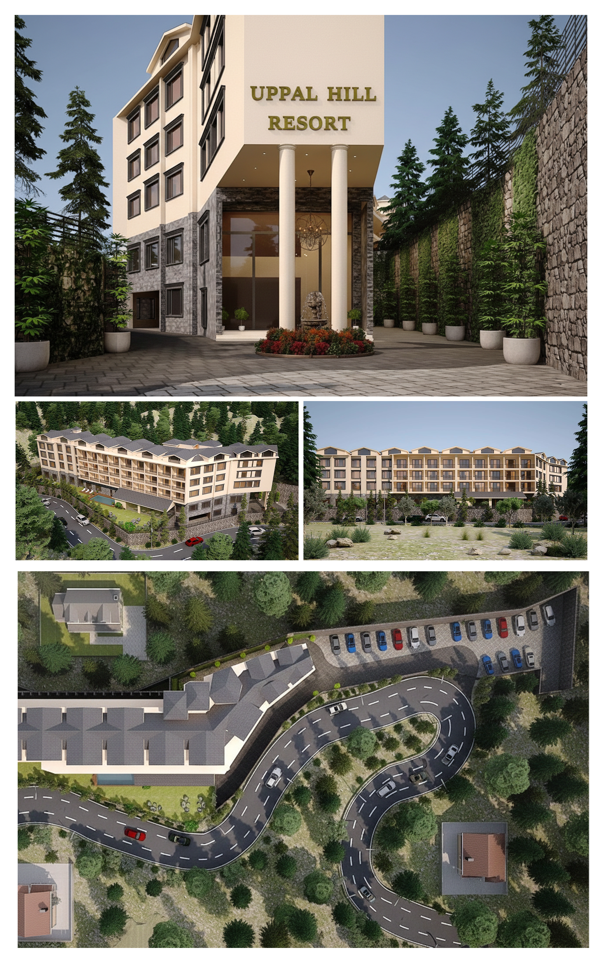 Modern Living Room Interior Render